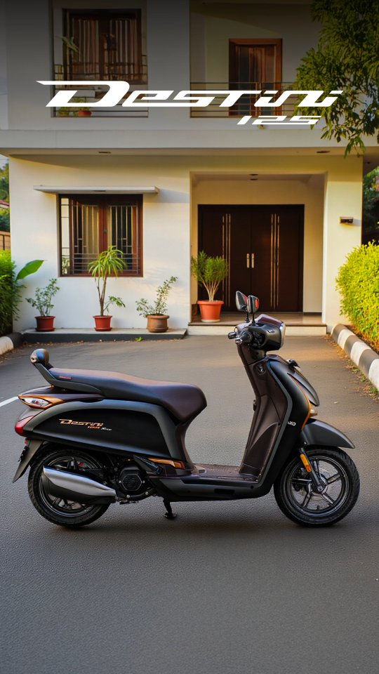 Its not just a ride. Its your colour of confidence. Destini125 HeroMotoCorp