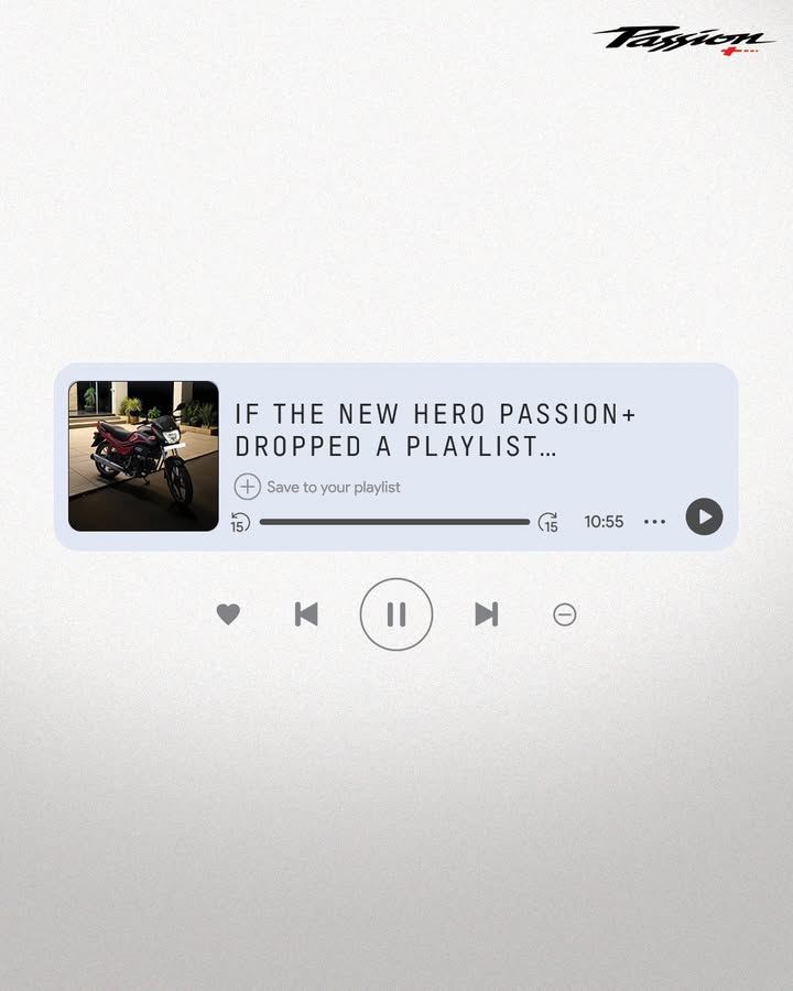 This kind of glow demands a theme song Which track are you adding to your favorites PassionPlus HeroMotoCorp