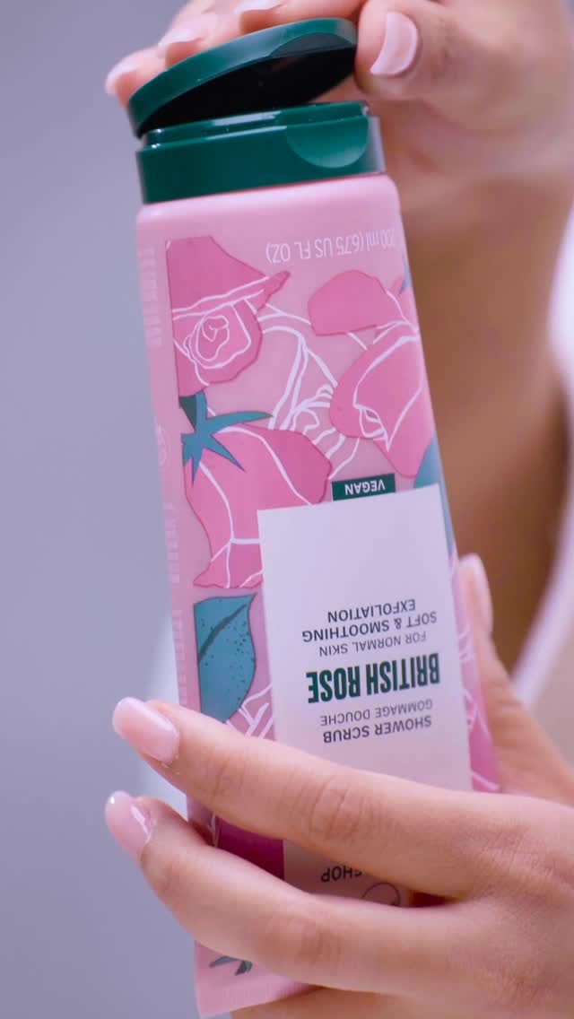 Smooth skin and rose tinted vibes, straight from the tube Our British Rose Shower Scrub is a gentle exfoliator m...