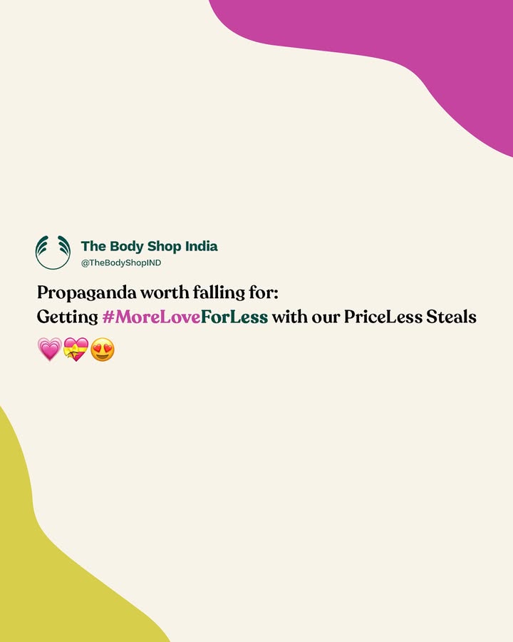 Some propaganda hits different Like glowing up and saving up Yes please. Shop via https bit.ly FB MoreLoveForLess25 or call 9 7042004412 for same day home delivery Some propaganda hits different Like glowing up and saving up Yes please. Shop via https bit