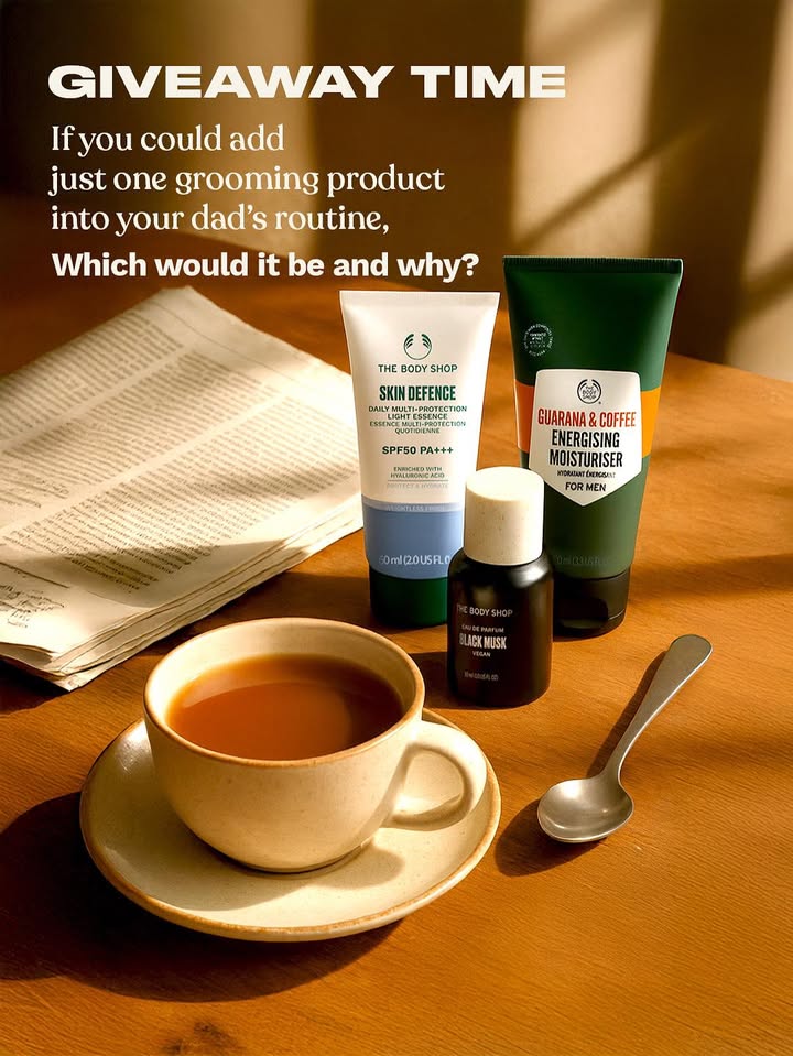GiveawayAlert Skincare secrets are meant to be shared even with Dad This Father s Day, were flipping the script because why should you have all the glow Tell us if you had to add just one product into your dads routine, what... GiveawayAlert Skincare secrets are meant to be shared even with Dad This Father s Day, were flippi...