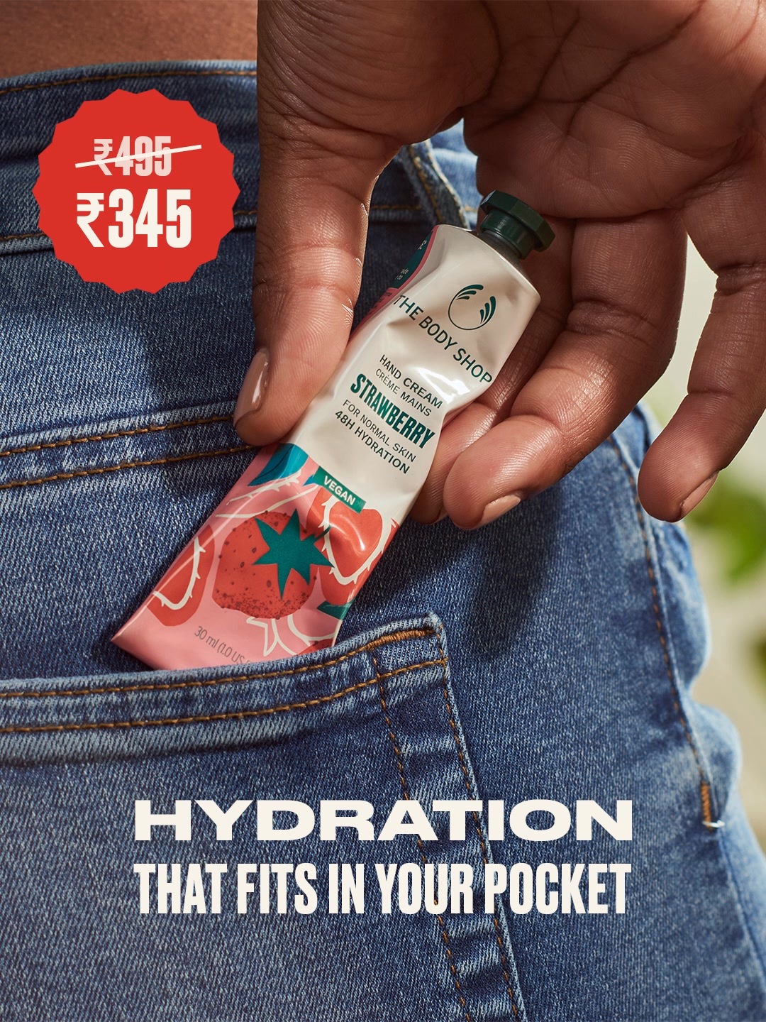 Stay hydrated, wherever you go The Strawberry Hand Cream is made for everyday hydration that doesnt weigh you down