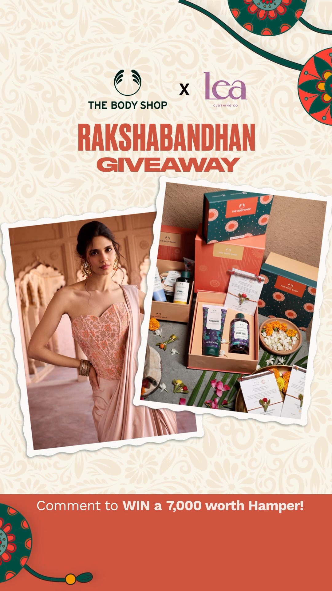  RAKSHABANDHAN GIVEAWAY ALERT The Body Shop India Lea Clothing teamed up to make this festive season extra speci...