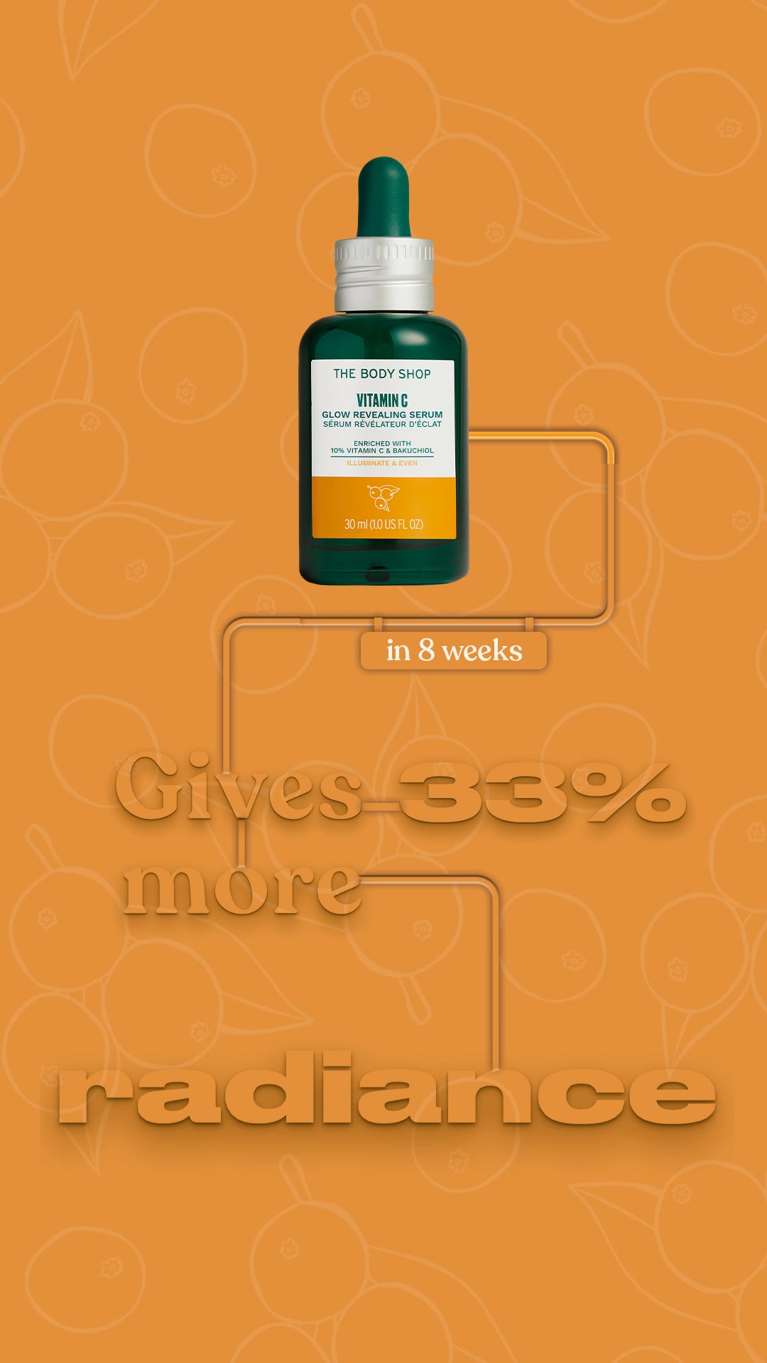 Our Vitamin C Glow Revealing Serum is a glow up in a bottle With 10 natural origin Vitamin C from Camu Camu ber...