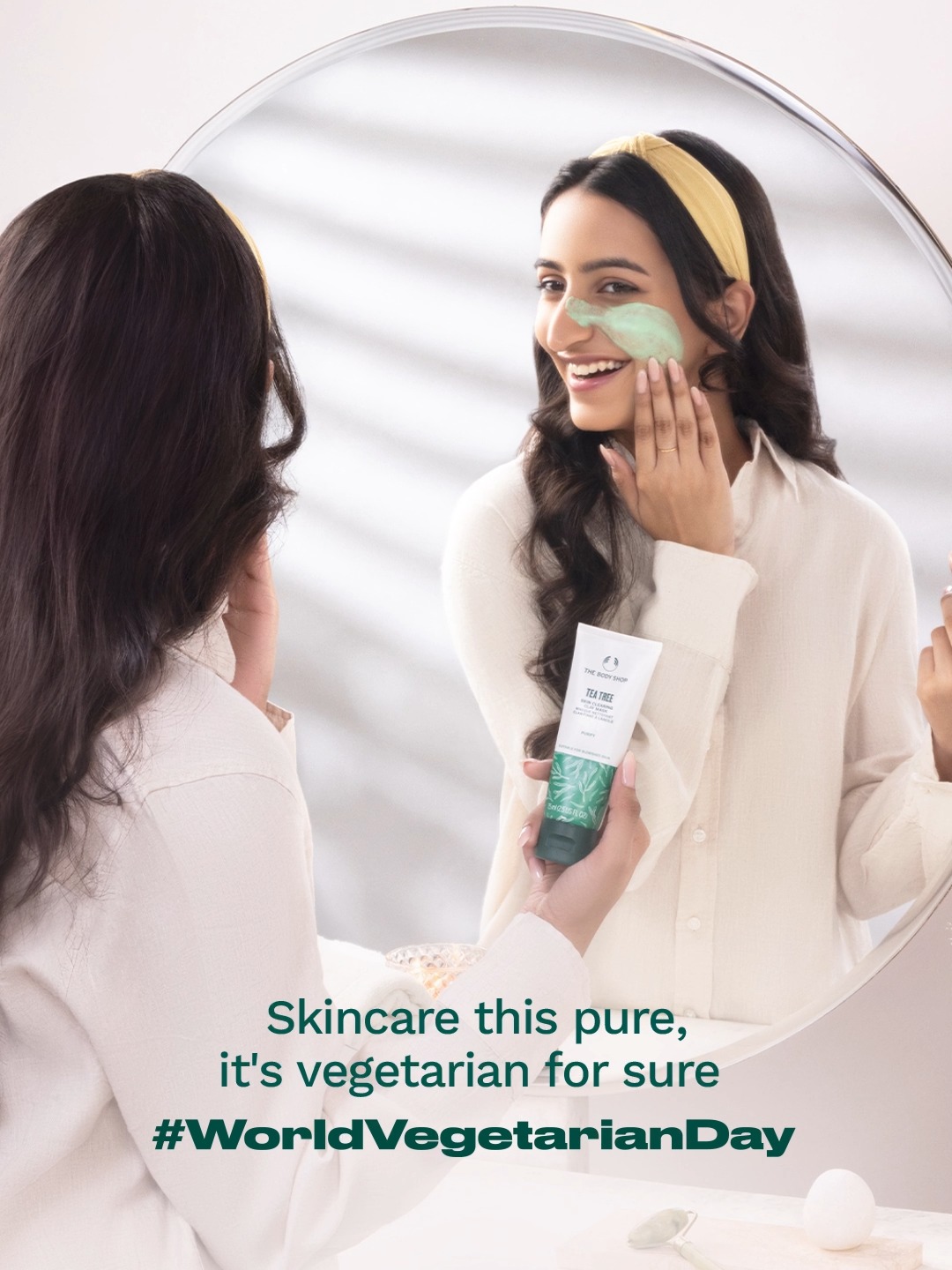 Celebrate WorldVegetarianDay with skin as kind as your choices Our skincare is 100 vegetarian, crafted to nourish,...