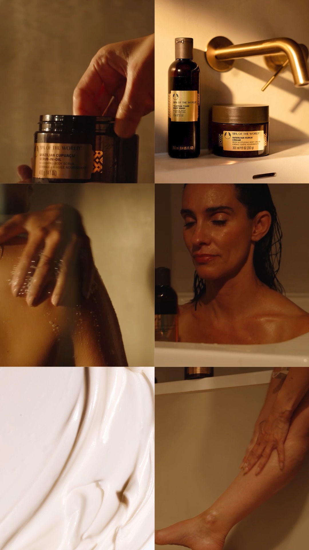 Step into your own sanctuary Our Spa of the World range invites you to cocoon yourself in indulgence and the rich c...