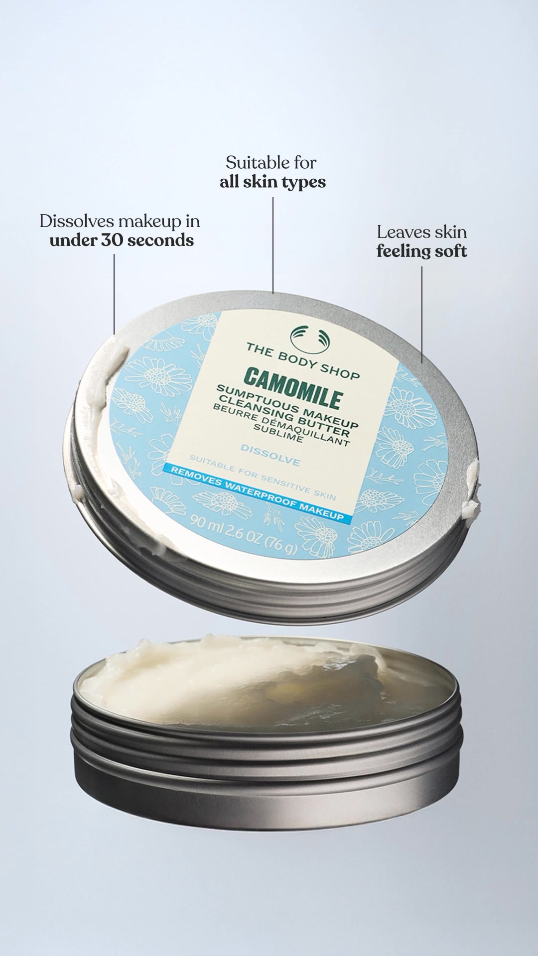 When the nights frights are over, but your makeup still haunts you Our Camomile Cleansing Butter comes to the rescue, melting away every trace of Halloween glam, glitter, and ghostly liner in one sweep When the nights frights are over, but your makeup still haunts you Our Camomile Cleansing Butter comes to the rescue...