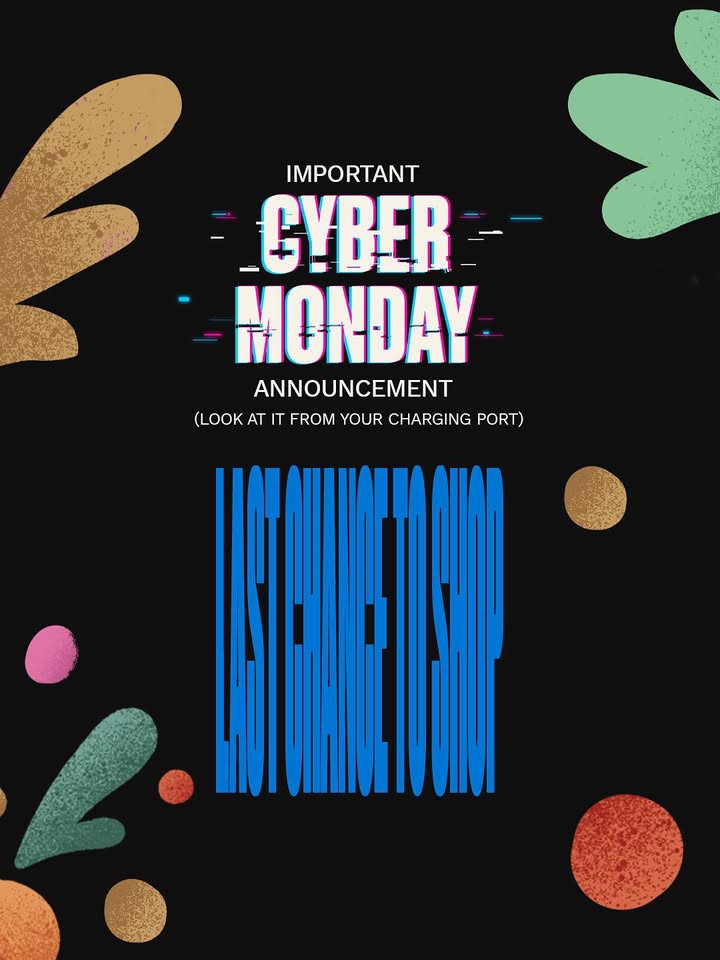 A tiny peek from your charging port just reminding you not to ghost your own favourites