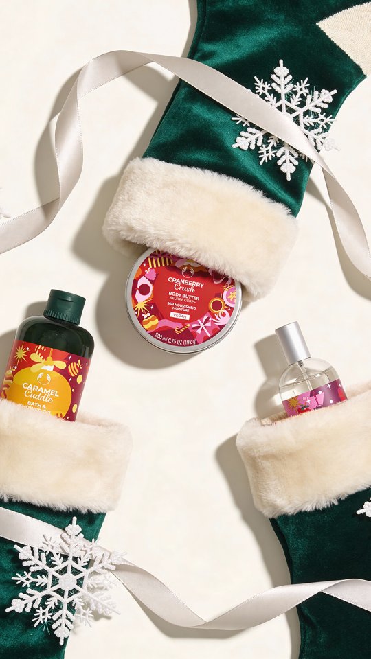 This season, even our contest is wrapped in love These Santa socks are hiding treats from our Limited Edition range