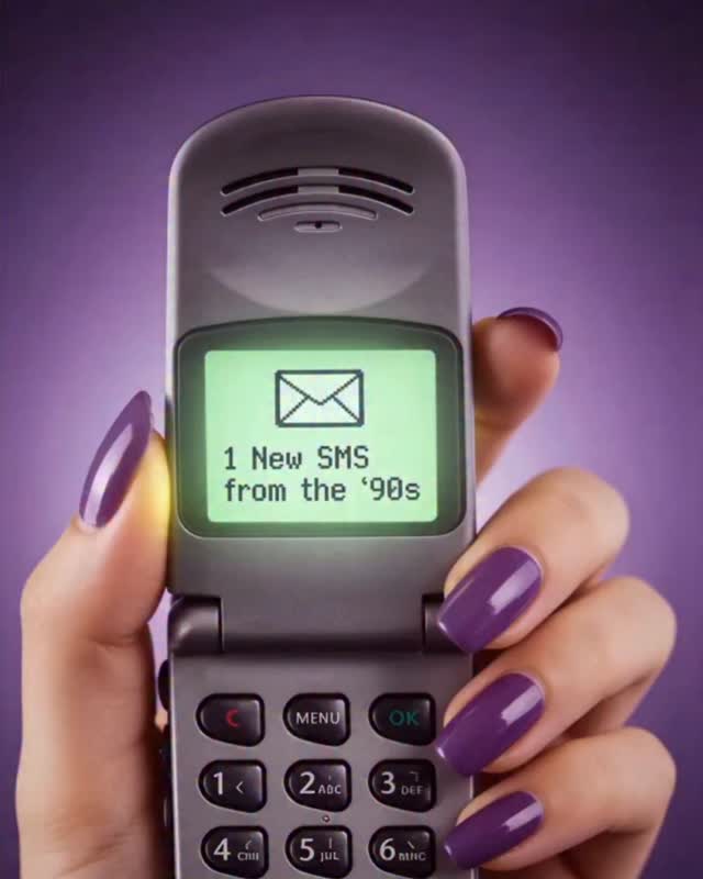 The 90s just texted us back Something iconic is coming back. Meanwhile watch this space.