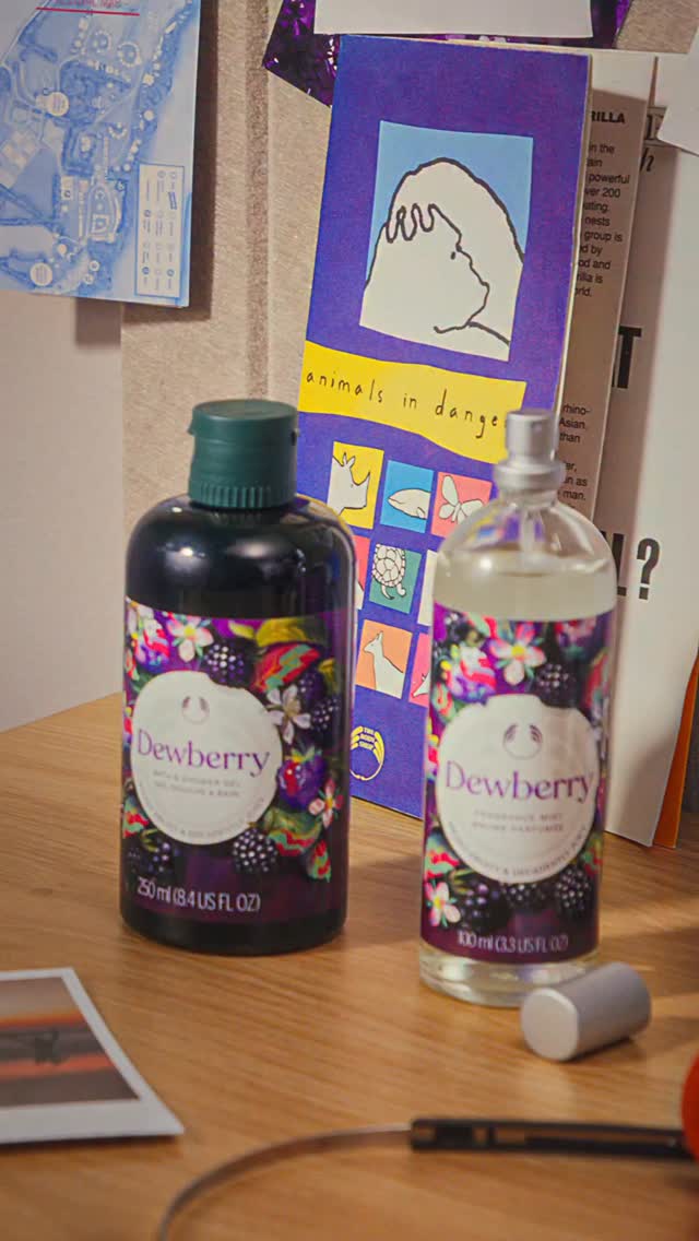 Are you ready for the blast from the past Berry bold goodness is here The Body Shop s deliciously fruity Dewberry Range...