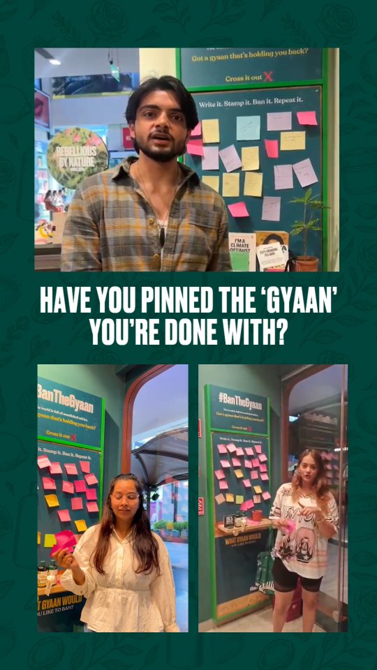 Tired of all the unsolicited gyaan coming your way Dont keep it in pin it