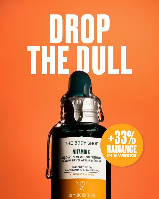 Dullness doesn t stand a chance. Dial up the glow with our 10 Vitamin C serum with the goodness of Bakuchiol