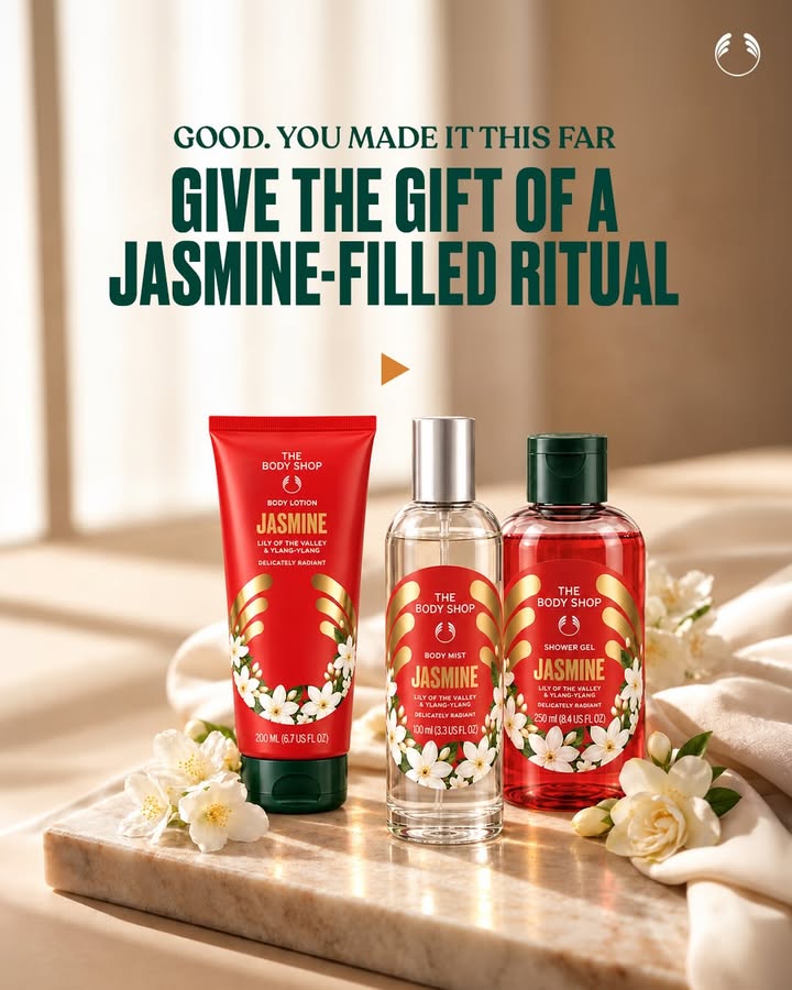 You kept swiping. So heres what was waiting for you. A little Jasmine indulgence, on us