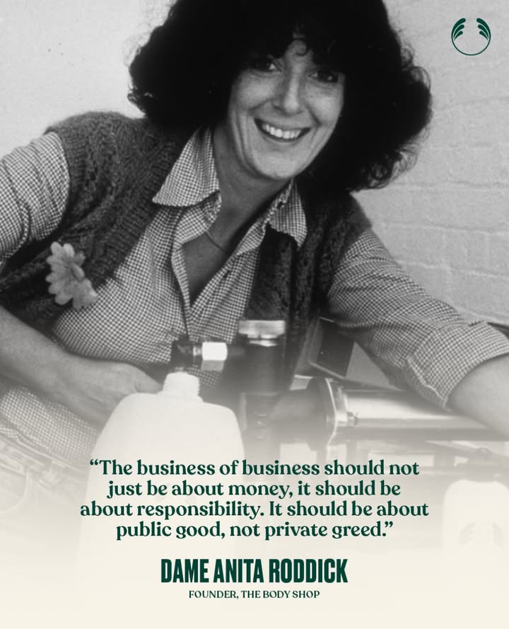 Public good, not private greed. A belief that changed what business could stand for
