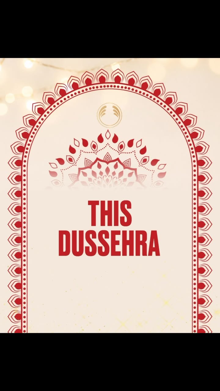 This Dussehra, lets celebrate the triumph of good by choosing a little more good every day