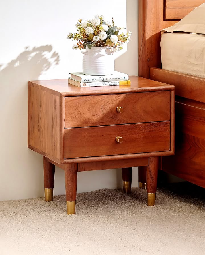 Practical, and beautiful, storage has never looked this good Bring home Mid Century Modern elegance with the sleek Amanda Acacia Wood Bedside Table. Shop now https www.homecentre Practical, and beautiful, storage has never looked this good Bring home Mid Century Modern elegance with the sleek Aman...