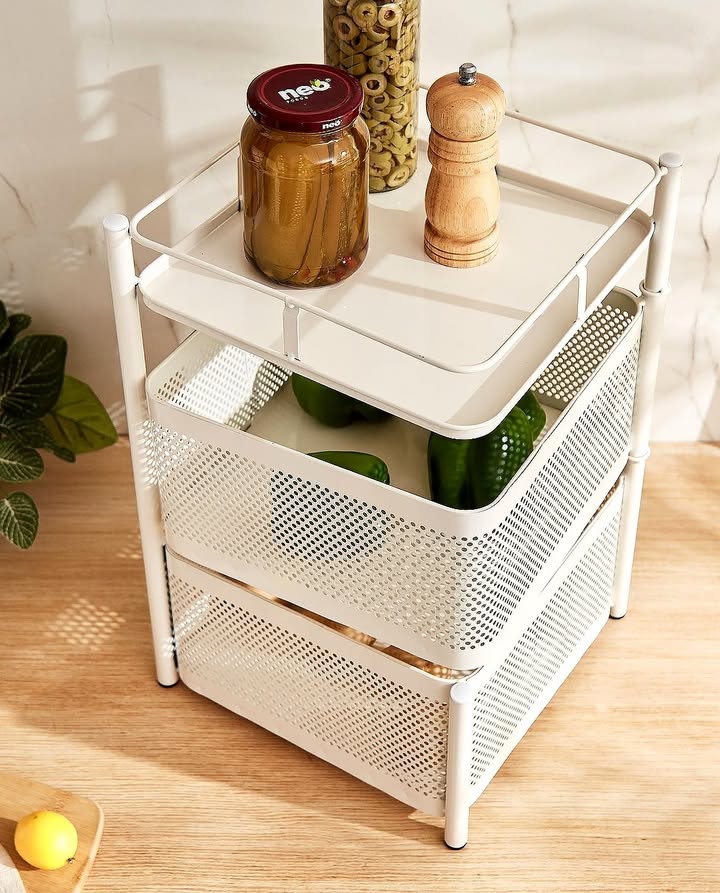 Grocery, Kitchen odds and ends, your sanity, this kitchen essential holds it all. Look more put together now, Link in bio. Homecentre HomecentreIndia Storage Kitchen KitchenStorage Organisers SpaceHacks Grocery, Kitchen odds and ends, your sanity, this kitchen essential holds it all. Look more put together now, Link in bio