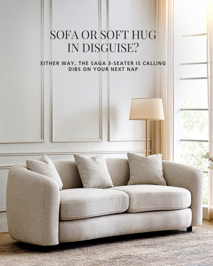 The kind of sofa that hugs you back. Curvy, comfy, and always in the mood to cuddle. Homecentre HomecentreIndia Sofa Comfort Feathersoft Cuddles The kind of sofa that hugs you back. Curvy, comfy, and always in the mood to cuddle