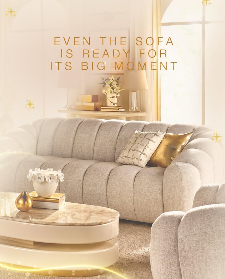 Drama on the couch Always a sign. Looks like the festive stage is almost set Tell us whos the real showstopper in your home Homecentre HomecentreIndia FestiveFeels Teaser Drama on the couch Always a sign