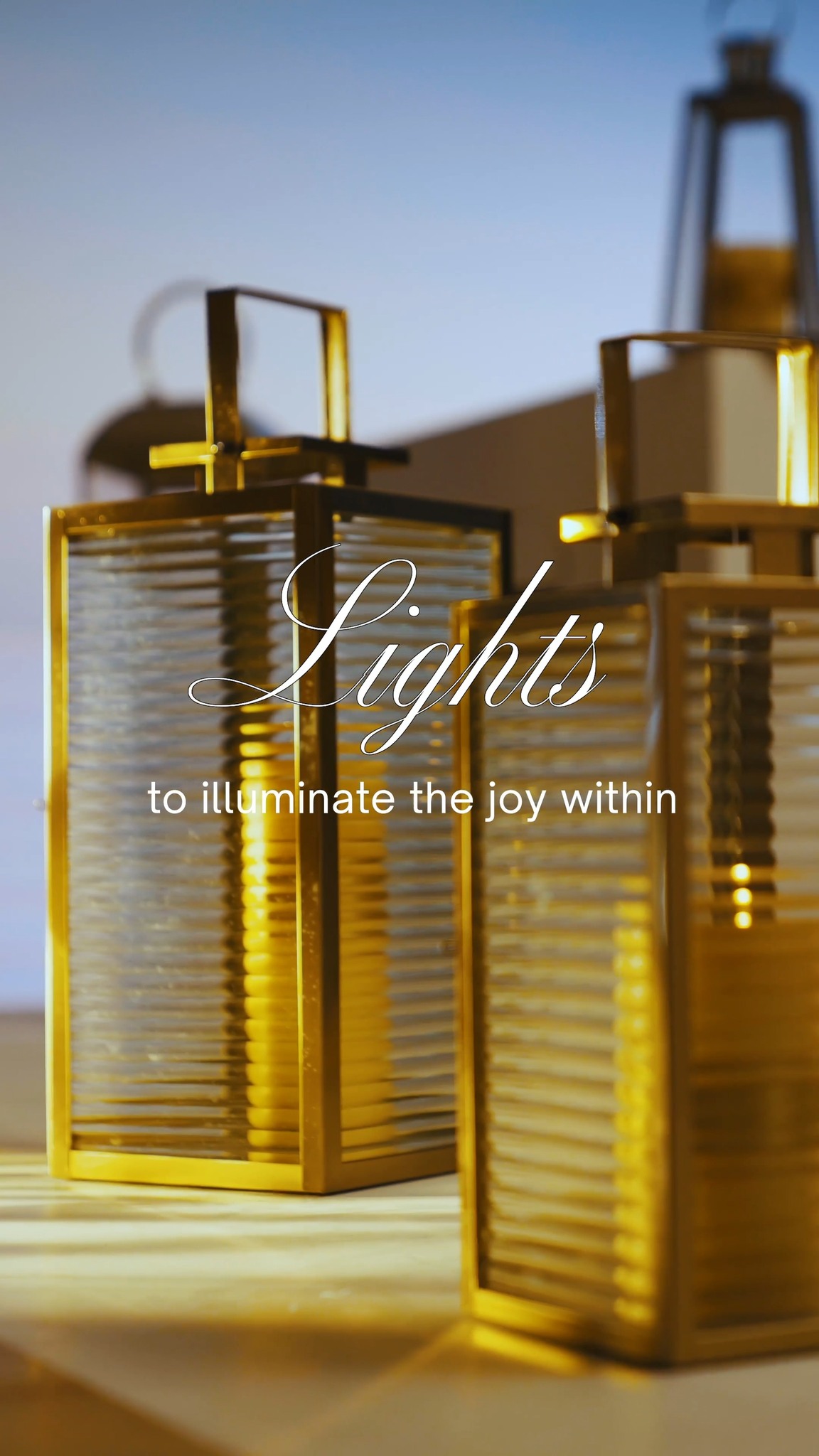 Your festive season just got a little brighter with these sleek lanterns