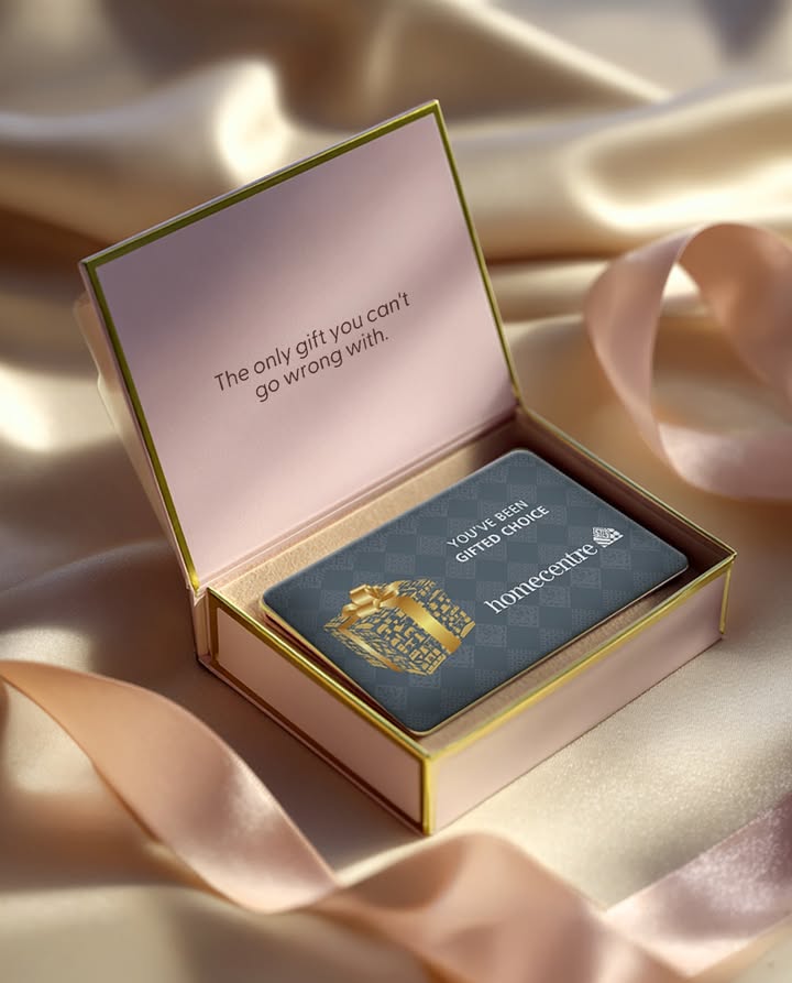 It doesn t get better than the gift of choice. This festive season, be thoughtful and give your loved ones and acquaintances, the perfect gift to celebrate Homecentre HomecentreIndia GiftCard LovedOnes FestiveSeason It doesn t get better than the gift of choice