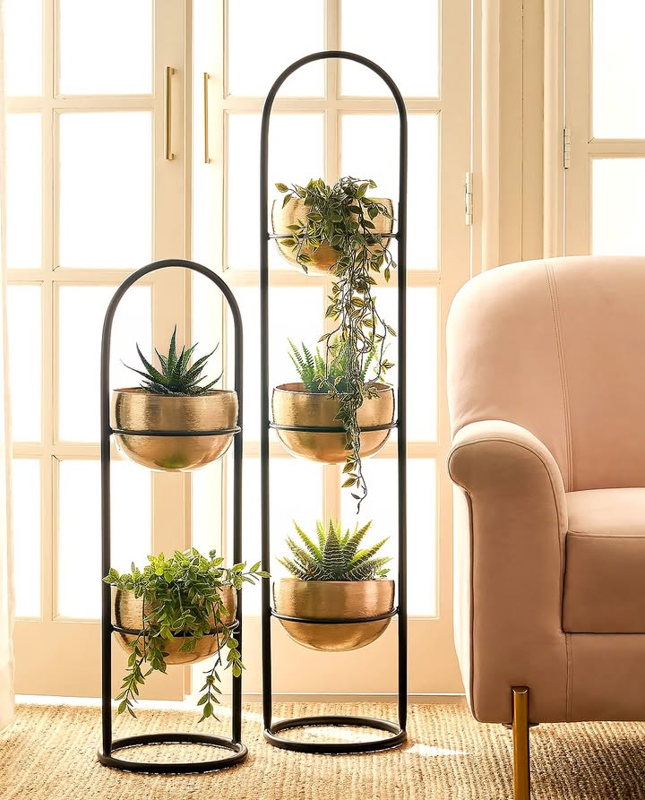 Stacking greens and smiles. Homecentre HomecentreIndia Planter Greens PlantStand