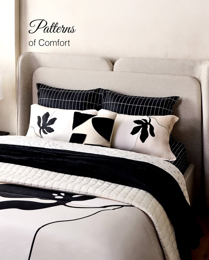 Coziness, with a side of geometric style Homecentre HomecentreIndia CozyWinterHomes Patterns Monochrome