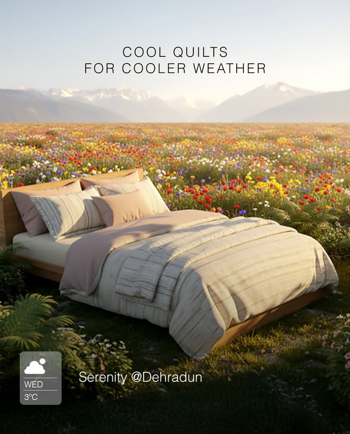 From the frostiest peaks to your warmest dreams, our quilts are made for India s coolest places Homecentre HomecentreInd...