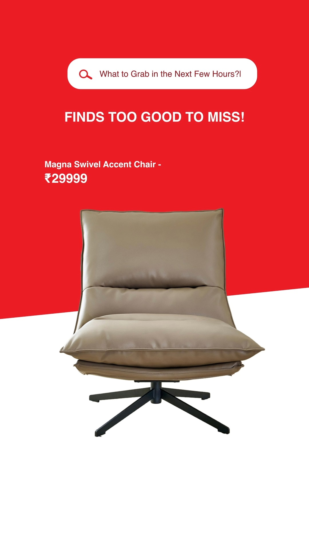 Clocks ticking These steals are worth rushing for. Homecentre HomecentreIndia 100HoursSale Steals LimitedOffer