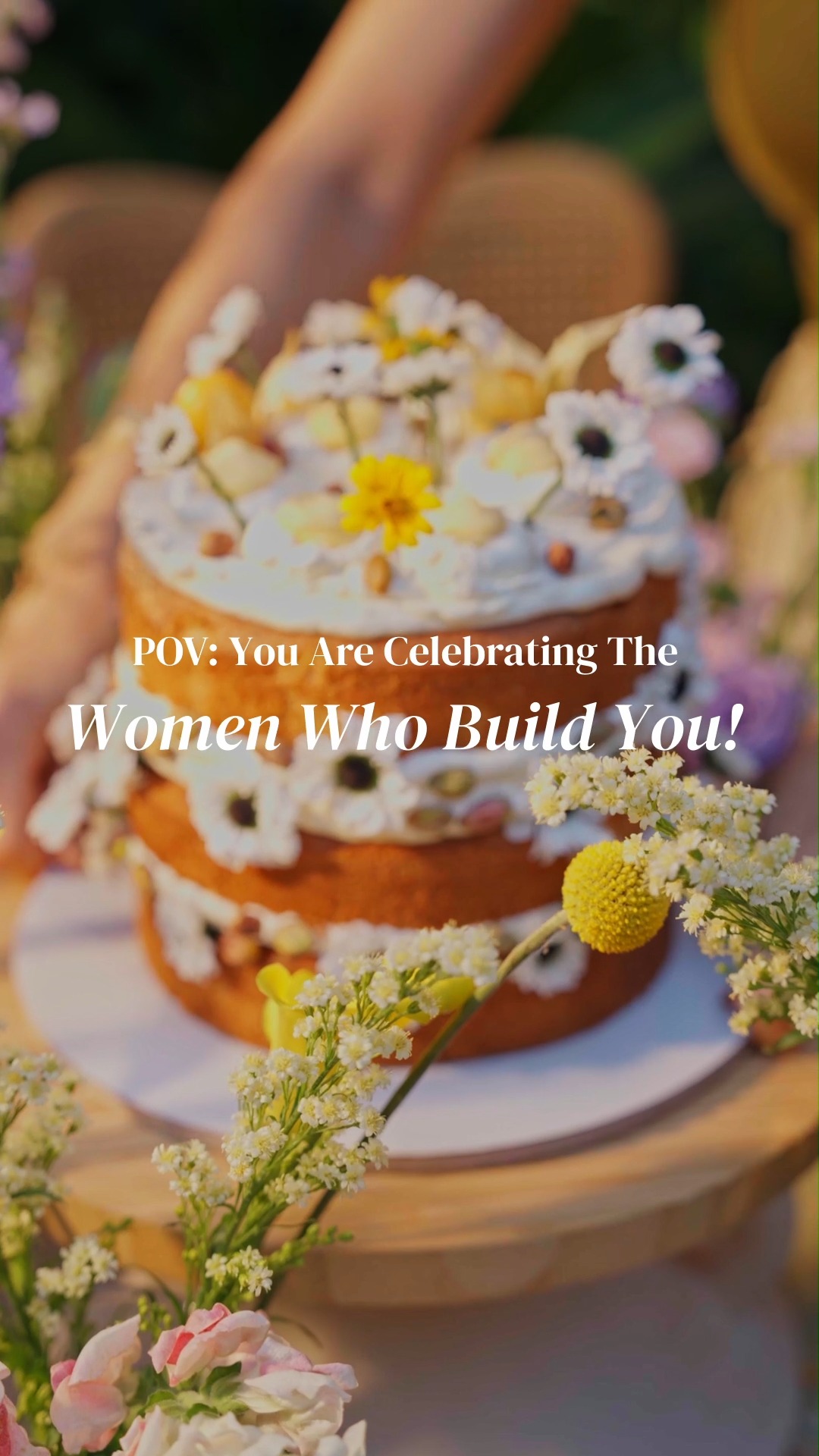 Todays brunch menu Sponge cake, drinks, women hyping each other up and pure main character energy Homecentre Homecentre...