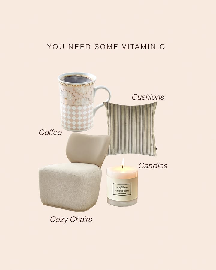 Chilling is so back. Get your vitamin C fix with these finds Homecentre, Homecentre India, Home decore 