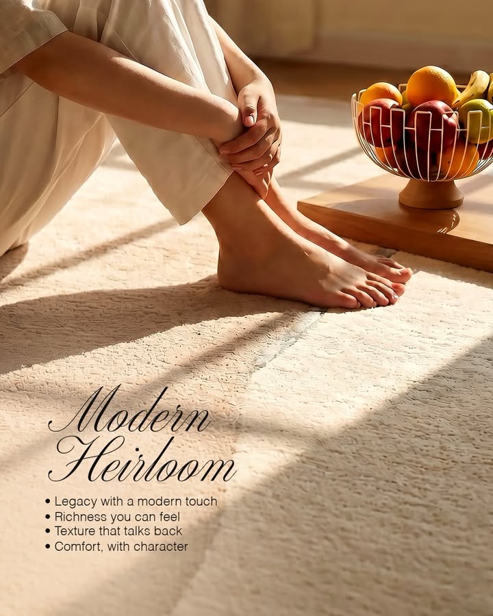 Crafted like an heirloom, designed for modern living. Feel the richness with the Paradise Avalon Tufted Carpet