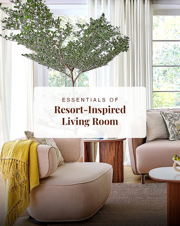 Curated layers. Elevated comfort. Resort inspired living starts here