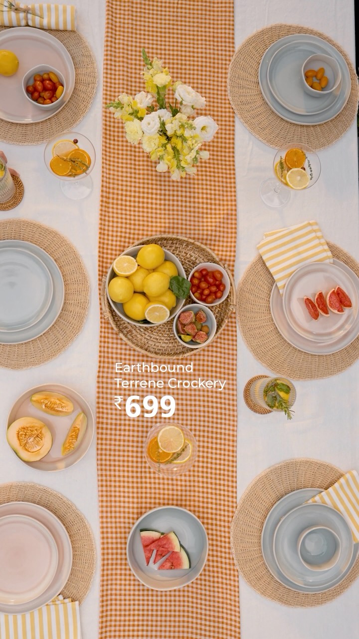 Sunshine, good company, and a table set under the open sky