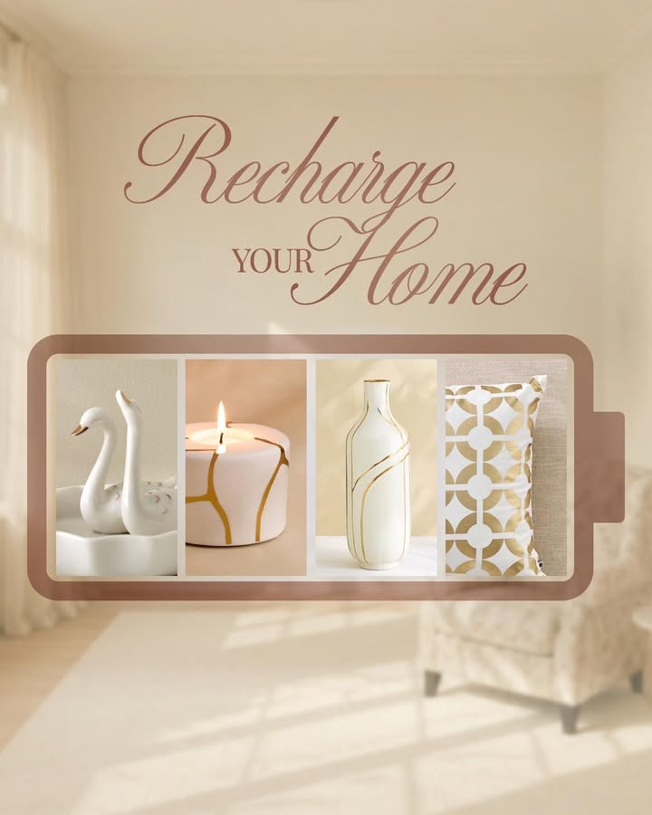 Recharge your home with pieces that bring calm, comfort, and character