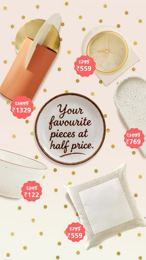 Aesthetic pieces to spruce up your home now at half the price