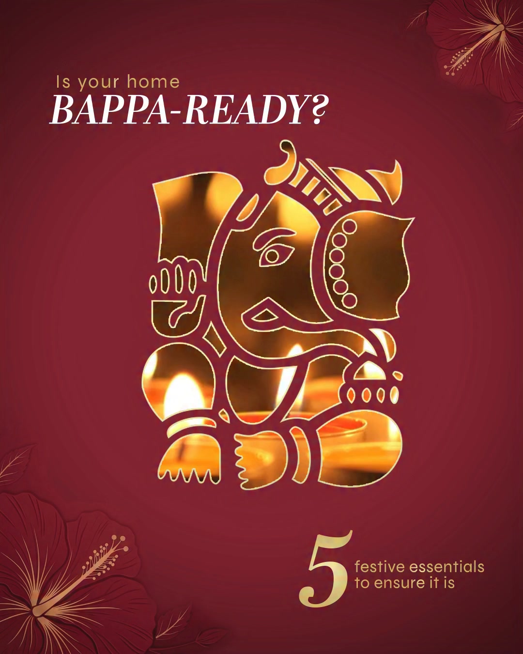 This Ganesh Chaturthi, make your home Bappa ready with everything you need to welcome Him in style