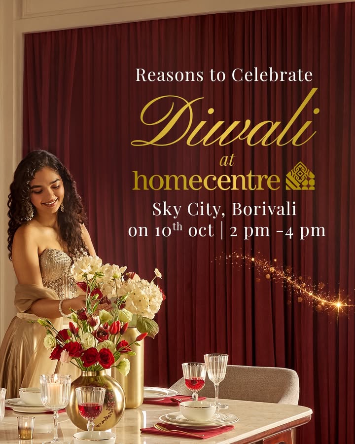 Diwali is bigger this year. Were opening the doors to Home Centre, Sky City Borivali and you wont want to miss it