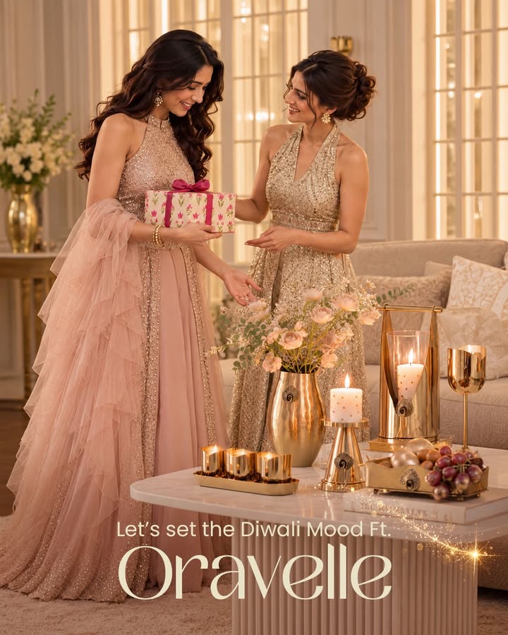 Meet Oravelle. A collection made for bringing the Diwali mood together, one little detail at a time