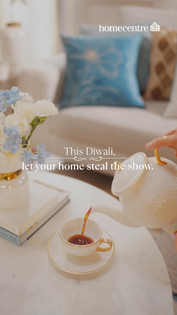 Rich textures, pretty prints and playful patterns layer them your way and create a Diwali setting that feels beautifully you...