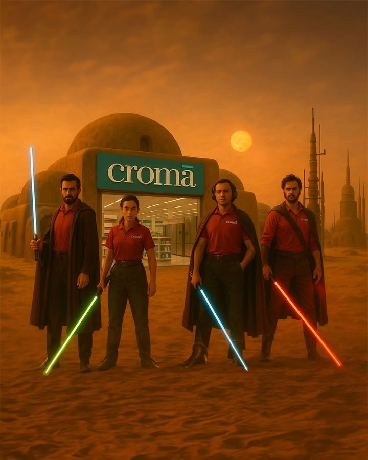 The Force Is Strong With This Store Croma Gadgets Electronics StarWarsDay Tatooine maythefourthbewithyou Star wars day, Tatooine, Croma store, employees The Force Is Strong With This Store Croma Gadgets Electronics StarWarsDay Tatooine maythefourthbewithyou Star wars...