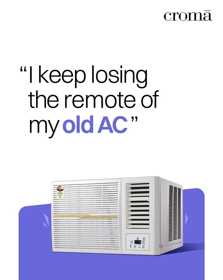 Admin ne AC ko room temperature pe rakh ke bol diya cooling nahi ho rahi Grab EXTRAAA DEAL DAYS offers all July at Croma Buy ACs on Mondays at EXTRAAA 10 off with EXTRAAA DEAL DAYS all July at Croma Admin ne AC ko room temperature pe rakh ke bol diya cooling nahi ho rahi Grab EXTRAAA DEAL DAYS offers all July at Cro...