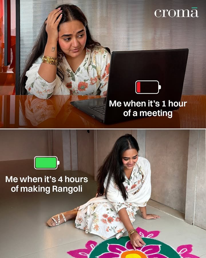 Diwali mein hamari battery 100 se neeche nahi jaati Croma, Diwali, Gadgets, Festive, fyp, trending  Diwali mein hamari battery 100 se neeche nahi jaati Croma, Diwali, Gadgets, Festive, fyp, trending