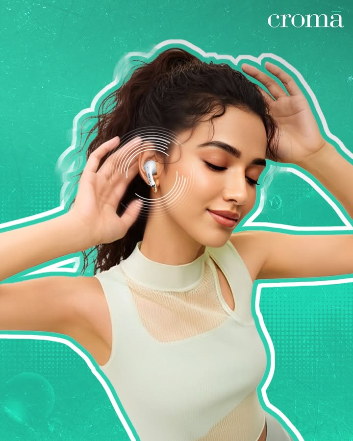 Your next best bud is here Plug in and enjoy the exceptional quality of Croma Truly Wireless Earbuds Your next best bud is here Plug in and enjoy the exceptional quality of Croma Truly Wireless Earbuds