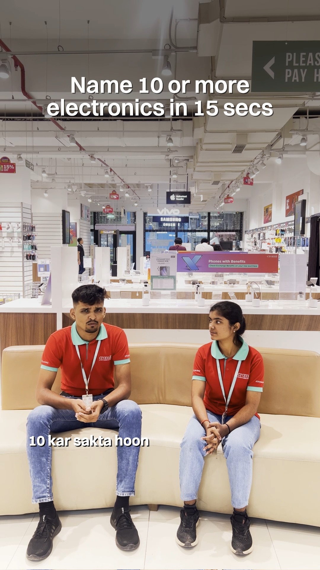 Your time starts now. No cheating Challenge, game, Electronics, gadgets 