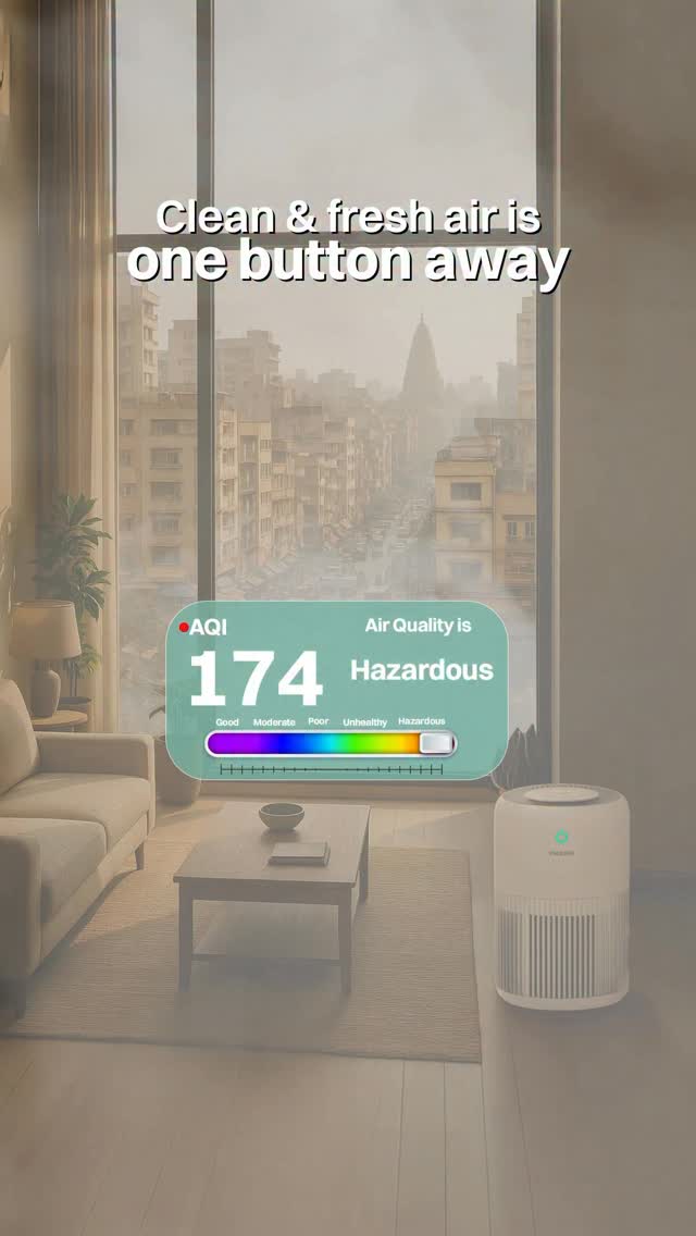 Take a deep breath... after you get an Air Purifier from Croma Visit your nearest Croma store today