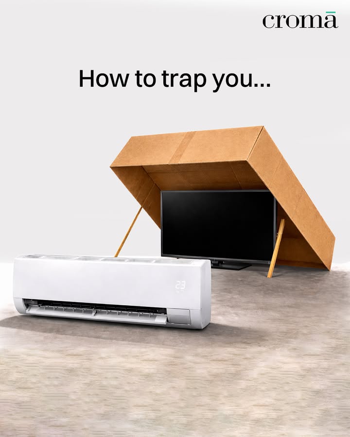 We know, aisi deal toh aap miss nahi karoge To be prepared for it, come Croma and get a FREE TV, Mini Refrigerator o...