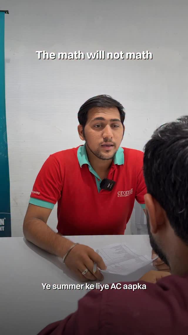 Ye flaw nahi, feature hai Croma is bringing you the chillest offer for this summer. Croma Summer Sale is live