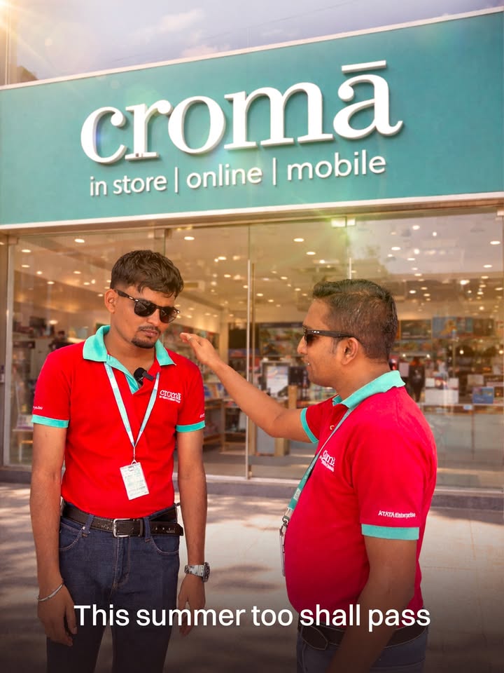 Ye garmi ke samay ke liye humne AC par offers laaye hai btw Croma, comeback, this too shall pass, trend, fyp 